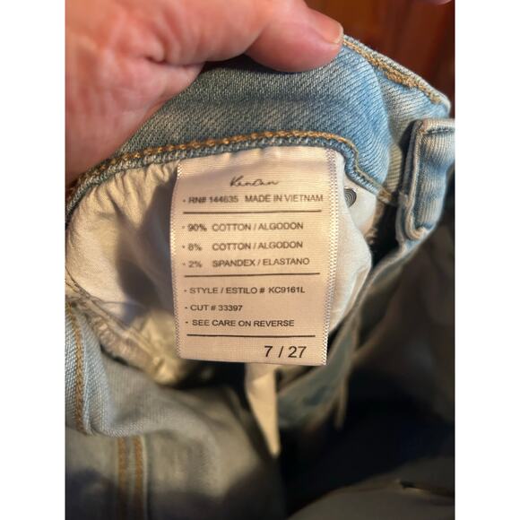 Kancan Los Angeles high rise fray hem ankle jegging size 7/27 - Picture 4 of 5